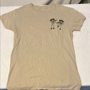 Men's Tan Graphic T-Shirt